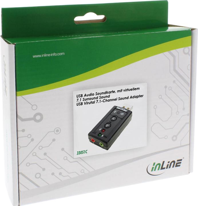 Produktbild InLine USB Audio Soundkarte (USB)
