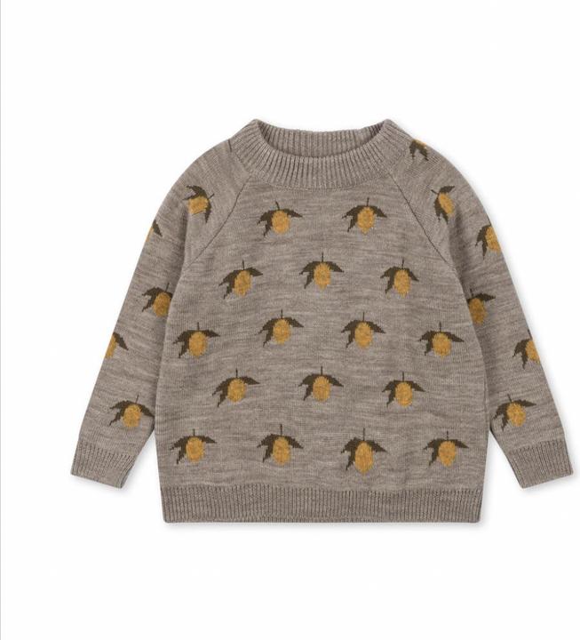 Konges Slojd Belou Strickpullover Lemon
