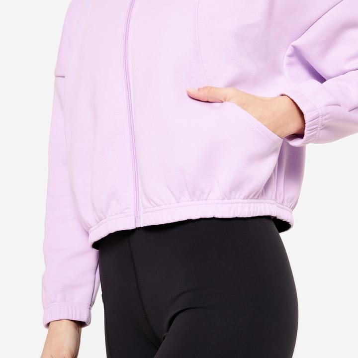 Produktbild Domyos Kapuzenjacke Damen - lila (S)