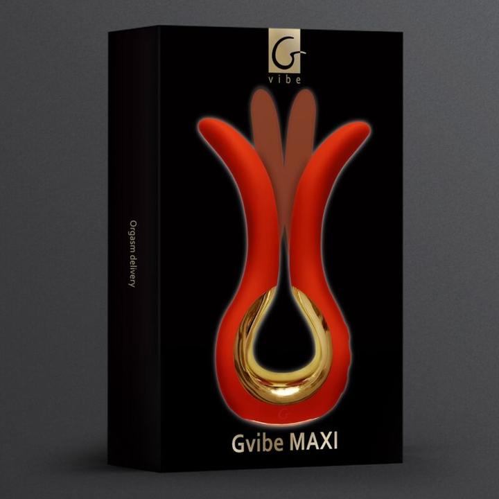 Actual product image Gvibe G-Vibe - Maxi Vibrator With Two Flexible Tips Coral