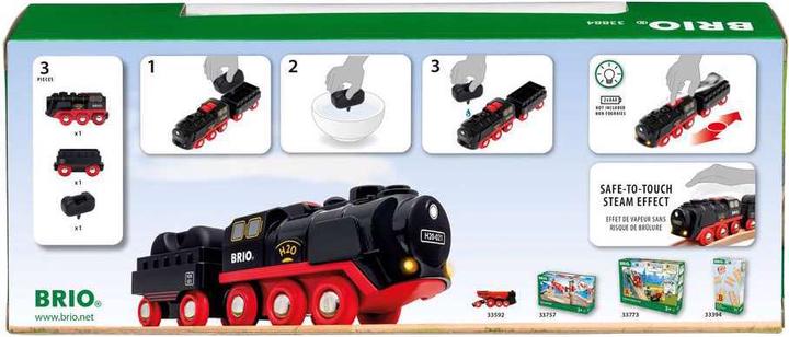 Immagine prodotto Brio Locomotiva a vapore a batteria con serbatoio d'acqua