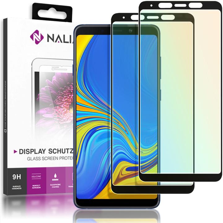 Actual product image Nalia (2-pack) Protective glass (2 Piece, Samsung Galaxy A8 (2018))
