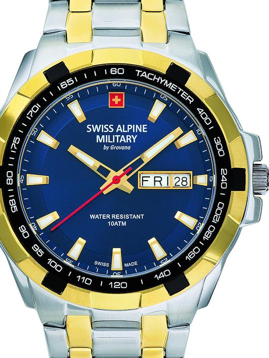 Swiss Alpine Military 7043.1145 Day-Date 42mm 10ATM (Analoguhr, 42 mm)