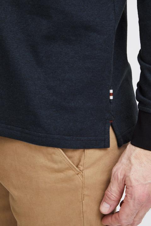 Actual product image FQ1924 FQPETER two tone polo pique LS 21900726 (L)
