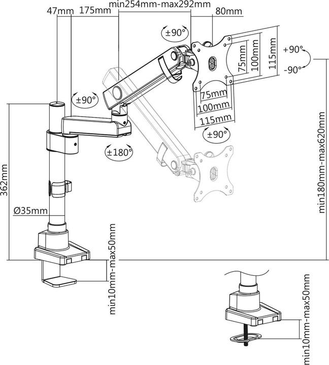 Actual product image V7 Professional (Table, 32")