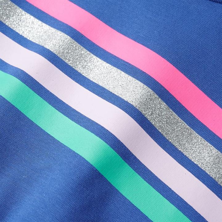 Image du produit VidaXL Robe pour enfants avec cordon de serrage Bleu cobalt 116,Matériau : 95 (116)