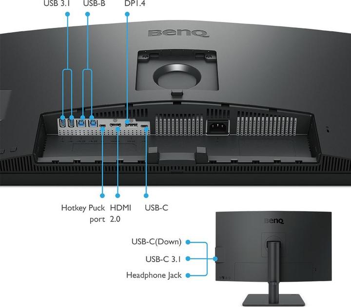 Produktbild BenQ PD2705U (3840 x 2160 Pixel, 27")