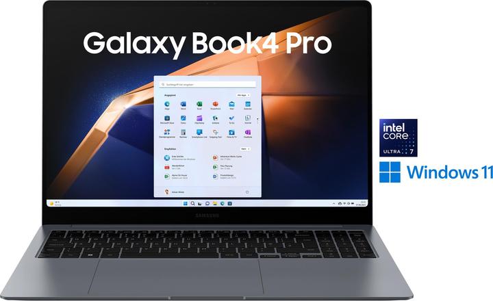 Image du produit Samsung Galaxy Book4 Pro (16", Intel Core Ultra 7 155H, 16 Go, 512 Go, DE)