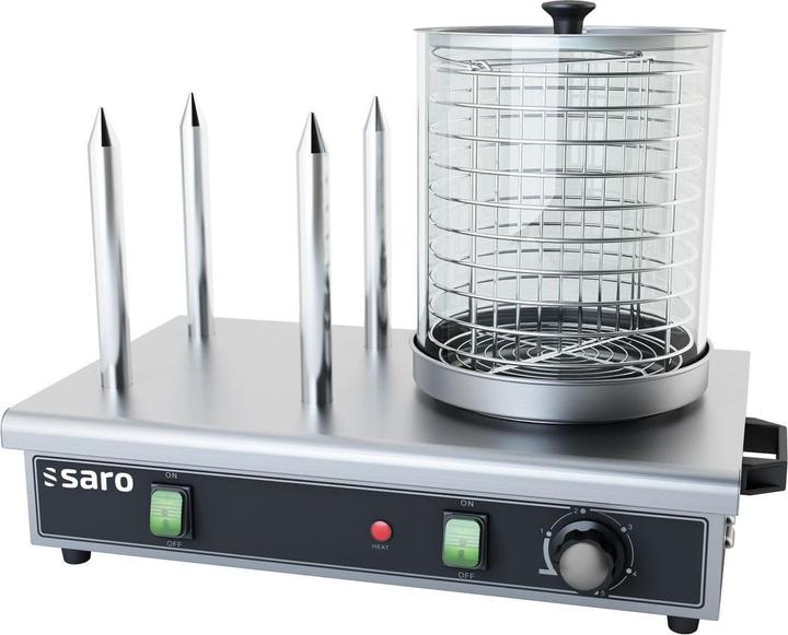 Ich-zapfe Hot Dog Maker, Bockwurstwärmer, Würstchenwärmer, Hot Dog Steamer - Modell HW 2, Edelstahl