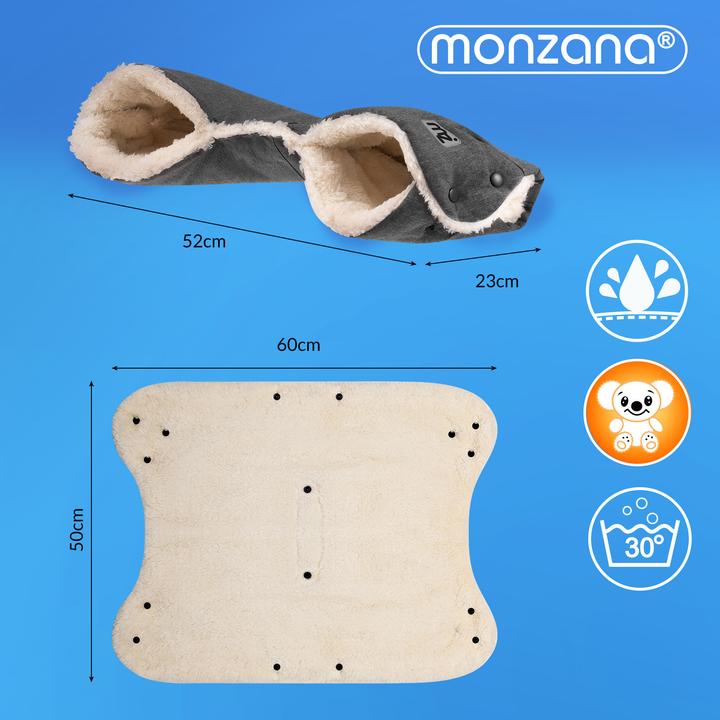 Actual product image Monzana Baby footmuff