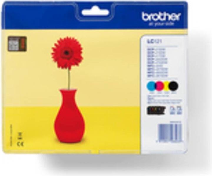 Produktbild Brother LC-121VALBP Multipack (M, BK, C, Y)