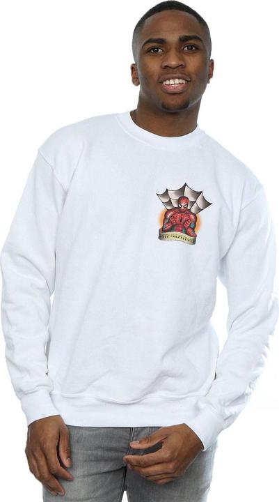 Produktbild SpiderMan Tattoo Breast Print Sweatshirt (4XL)