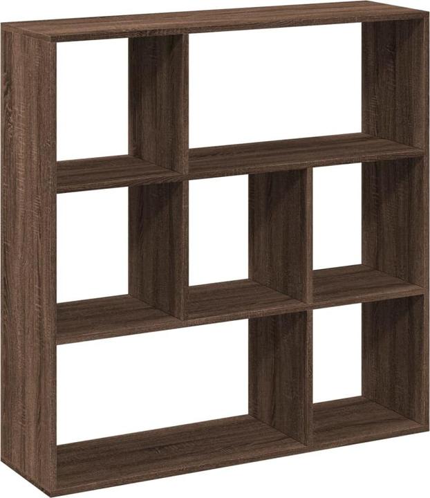 Produktbild VidaXL Bücherregal Raumteiler Wandregal Standregal Regal Braun Eichen-Optik