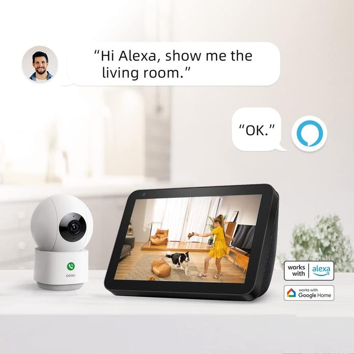 Image du produit Aosu Caméra de surveillance 2K Intérieur (1920 x 1080 Pixels)