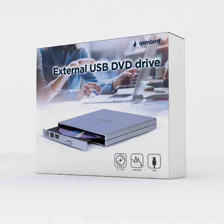 Actual product image Gembird DVD-USB-02-SV (DVD writer)