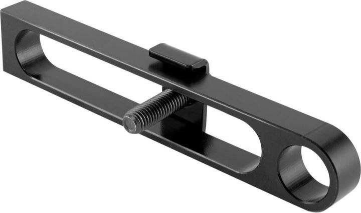 Actual product image Stahlwerk Variable stop with mounting magnet for welding tables D16 hole system (Metal)