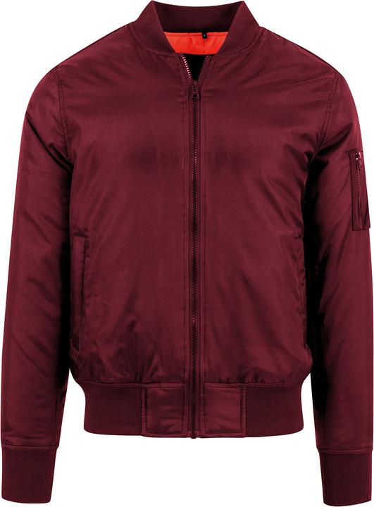 Actual product image Build Your Brand Contrast Bomber Jacket (M)