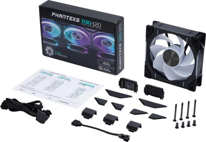 Image du produit Phanteks D30 PWM Reverse Airflow (120 mm, 1 x)