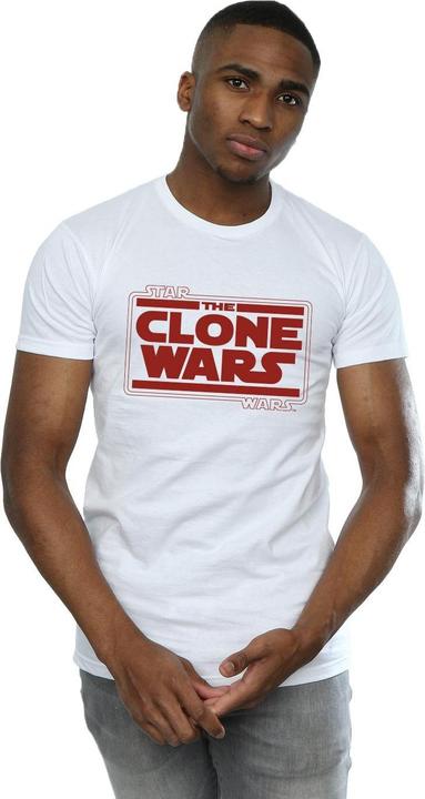 Actual product image Star Wars Mens Clone Wars Logo T-Shirt (XL)