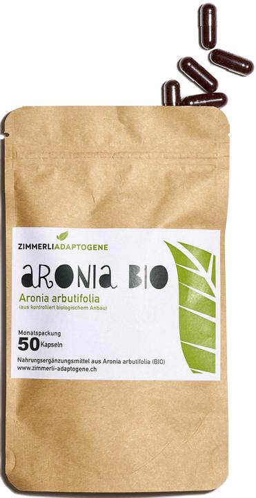 Immagine prodotto Zimmerli Adaptogene Aronia Capsule (BIO) 50 Capsule (1 Pezzo/i, Pillole, 25 g)