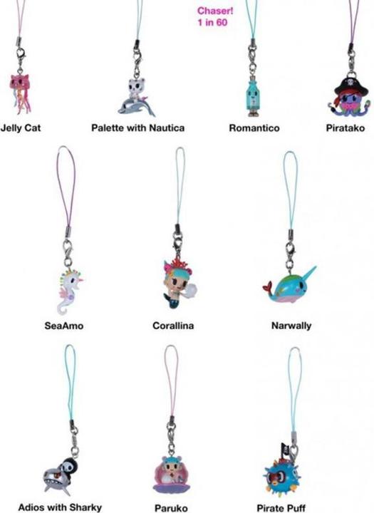 tokidoki Sea Punk Frenzies Sammelfiguren Anhänger Blind Box