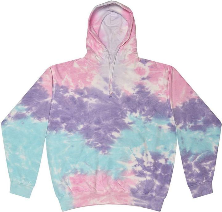 Produktbild Colortone Kvinnor Rainbow Hoodie Kapuzenpullover BatikOptik (M)
