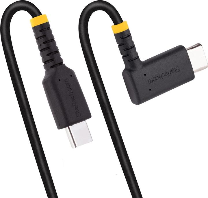 Actual product image StarTech com R2CCR-1M-USB-CABLE, 1 m, USB C, USB C, USB 2.0, 480 Mbit/s, Schwarz (1 m, USB 2.0, 60 W)