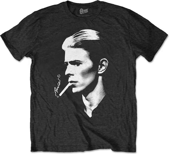 David Bowie T-shirt Erwachsene Smoke