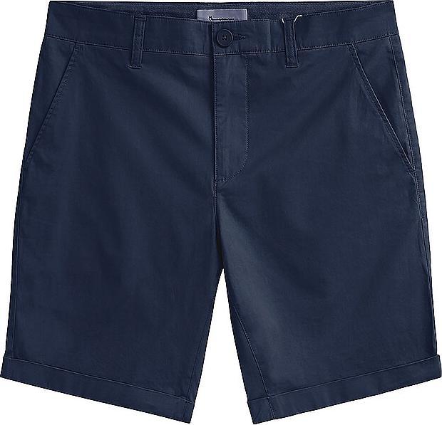 Knowledge Cotton Apparel Regular Chino Poplin Shorts Total Eclipse (33)