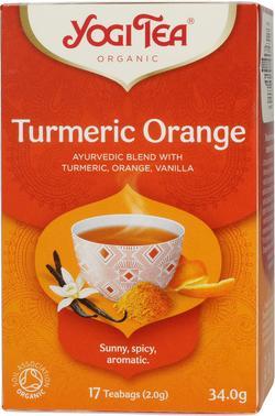 Immagine prodotto Yogi Tea Tè alla curcuma arancione (curcuma arancione) biologico (17 x 2 g) 34 g - (34 g)
