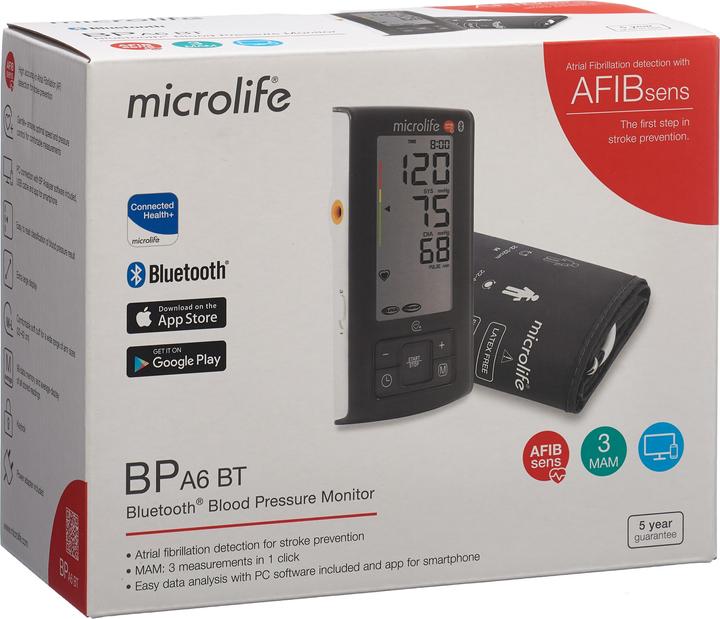 Actual product image Microlife Afib A6 (Blood pressure monitor upper arm)