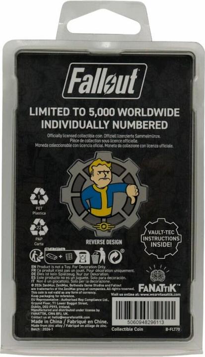 Produktbild Fanattik Fallout Sammelmünze Flip Coin Limited Edition