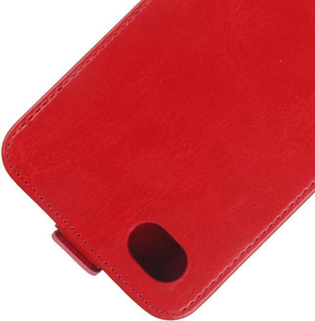 Image du produit MU Classic Couverture en cuir avec pochette pour cartes de visite (LG Q6+, LG Q6)