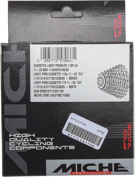 Actual product image Miche Light Primato (11-speed, 12-29)