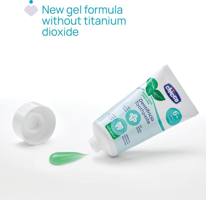Produktbild Chicco Zahnpasta milde Minze, MIT Fluorid 1450ppm, 50ml - 6y+ (50 ml)