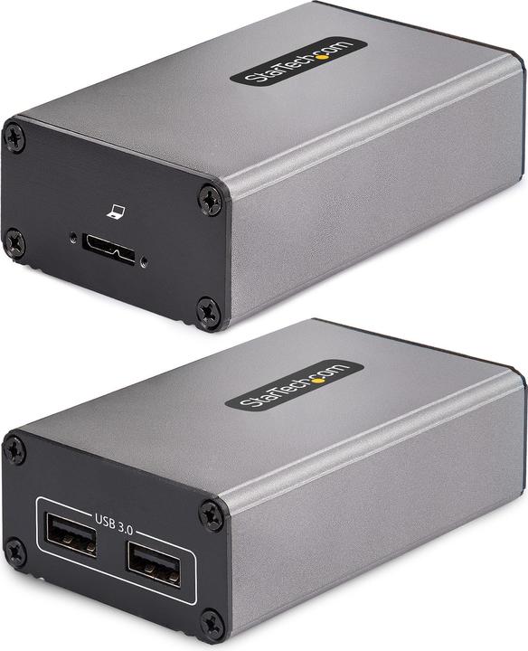 Produktbild StarTech com 2-Port USB 3.0 Extender over OM3 Multimode Fiber - LC/LC - 2x 5Gbps USB-A Hub - 350m (1 (USB-A, 2 Ports)