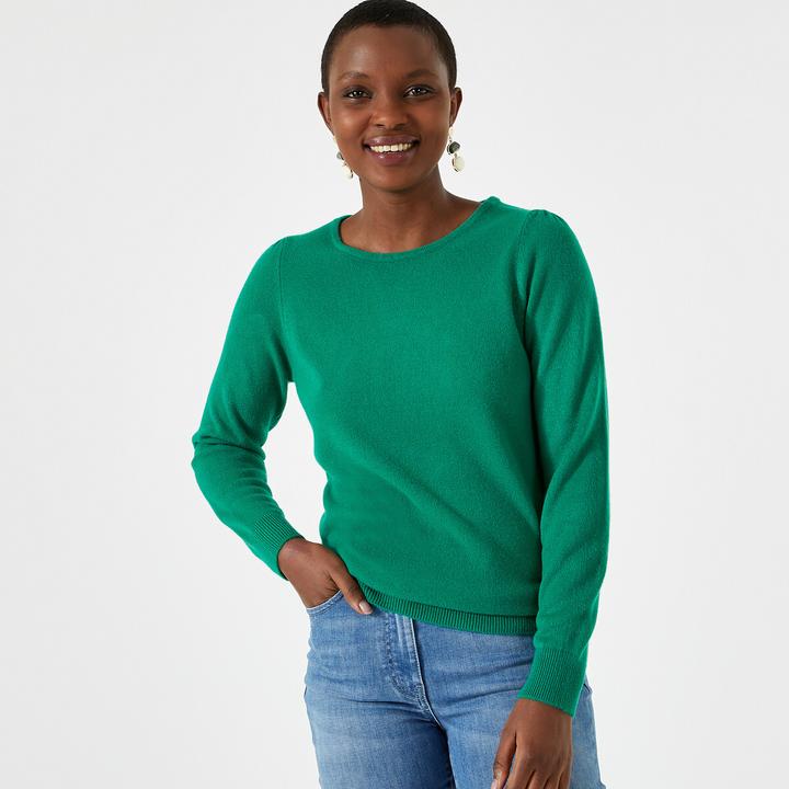 Produktbild Anne Weyburn Pullover mit rundem Ausschnitt (42)