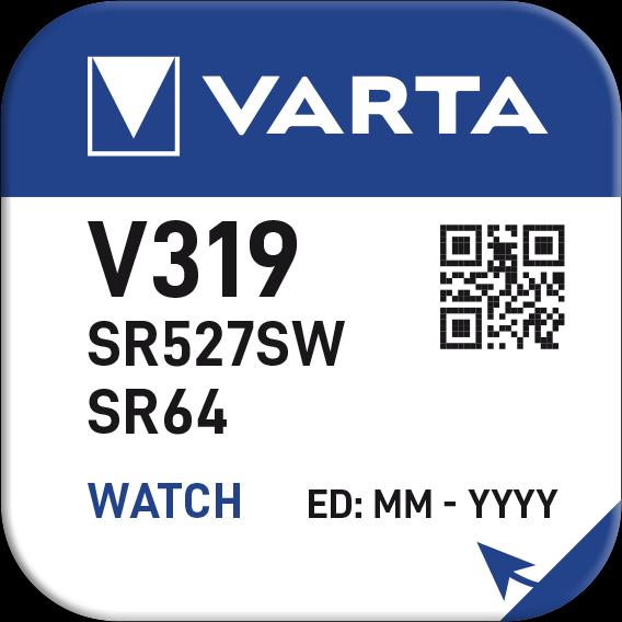 Image du produit Varta Voir V319 (10 pcs, SR64, 21 mAh)