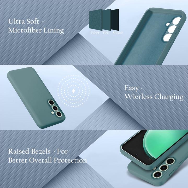 Produktbild Cadorabo Hülle für Samsung Galaxy S24 FE im Liquid Case Design (Samsung Galaxy S24 FE)