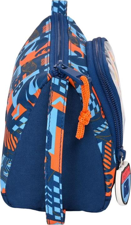 Actual product image Safta Pencil case with accessories Hot Wheels Speed club Orange 20 x 11 x 8.5 cm (32 pieces)