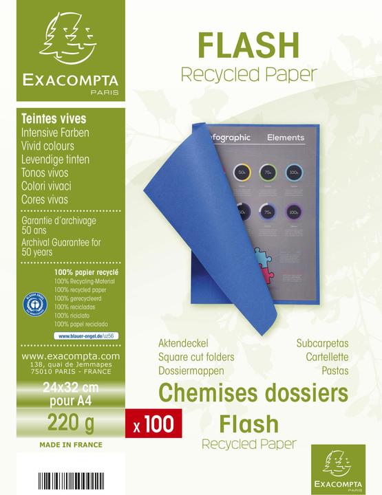 Produktbild Exacompta Sammelmappen - Aktendeckel (A4, 100 x)