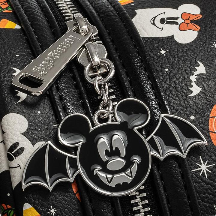 Image du produit Loungefly Disney Mickey et Minnie Spooky Sac à dos Halloween + set de bandeaux 27cm (6.50 l)