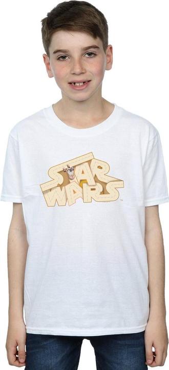 Actual product image Star Wars Boys Tatooine Jumble Logo T-Shirt (152, 158)