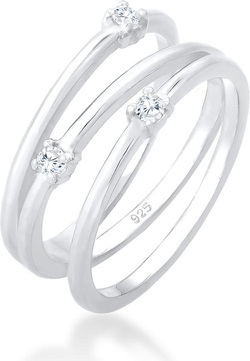Elli Wickelring mit Zirkonia Kristallen