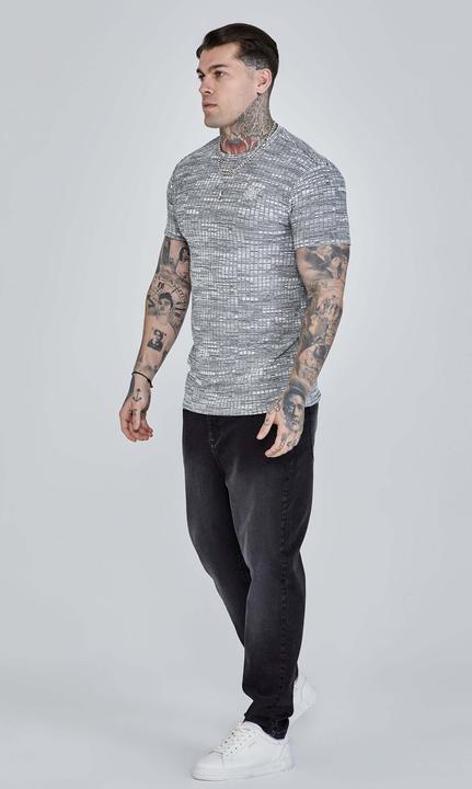 Actual product image Siksilk Rib Knit T-Shirt (XL)