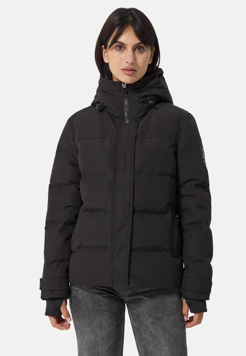 Cash-Mere Daunenparka mit Kapuze und Kaschmirfutter