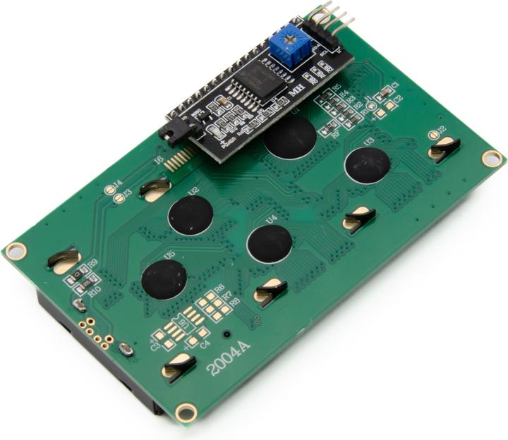Actual product image Purecrea LCD2004 LCD Display Blue with I2C Module