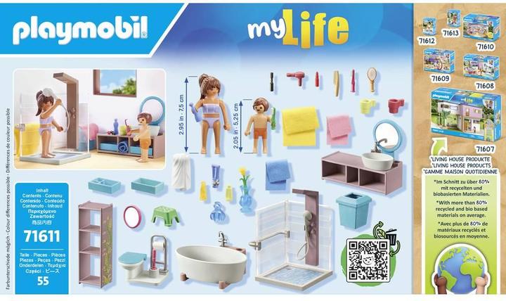 Actual product image Playmobil Bathroom (71611, Playmobil My Life)