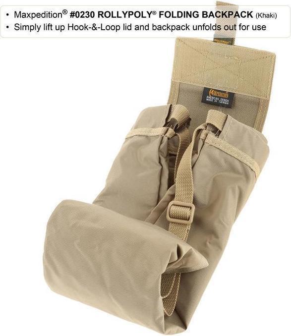 Produktbild Maxpedition Rollypoly Faltrucksack