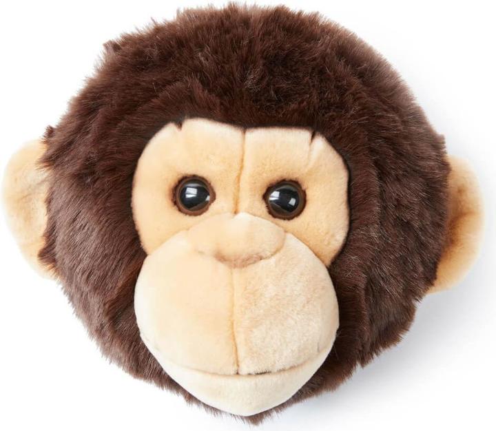 Actual product image Wild & Soft Animal head monkey Joe (30 x 30 x 25 cm)